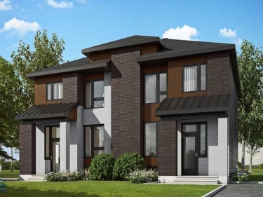 Bourg St-Joseph - Semi-detached Homes - New houses in Beaconsfield move-in ready with elevator with outdoor parking: 1 bedroom, $400 001 - $500 000