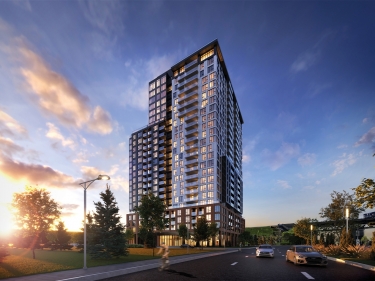 Sir Charles Condominiums - New condos in Sainte-Barbe with model units move-in ready with pool: 2 bedrooms, $500 001 -$ 600 000
