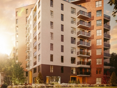 Savana sur le parc - New Rentals in Cote-des-Neiges with model units currently building near the metro near a train station: $400 001 - $500 000