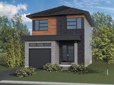Faubourgs du Haut-Saint-Laurent - New houses in Sainte-Barbe move-in ready with outdoor parking with indoor parking near the metro with pool: 3 bedrooms