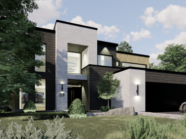 Prestige Chambry - New houses in Sainte-Rose registering now move-in ready currently building with elevator with indoor parking near a train station: > $1 000 001