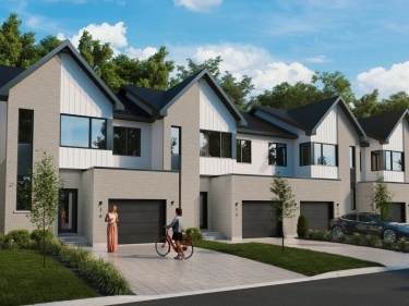 Domaine Arion - New houses in Brossard registering now with model units near the metro with pool with gym: 2 bedrooms