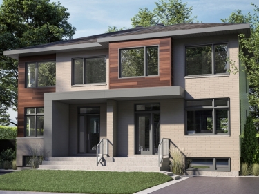 Les Jardins Urbains - New houses in Laval-sur-le-Lac registering now with model units move-in ready currently building with outdoor parking with indoor parking: $400 001 - $500 000