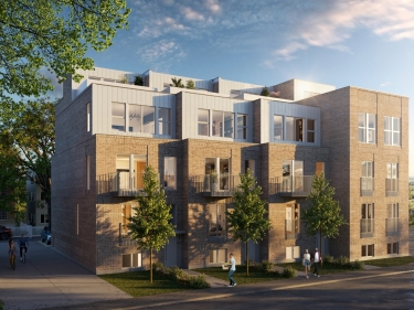 Le Blooming - New condos in Cte-Saint-Paul currently building with elevator with indoor parking near the metro with pool with gym: 4 bedrooms and more, < $300 000