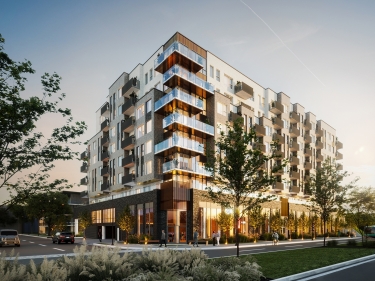 Danaus Condominiums - New condos in Saint-Rmi registering now move-in ready currently building with elevator near a train station: 1 bedroom