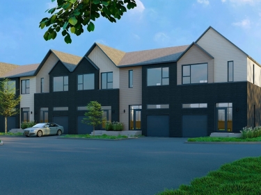 Place Notre Dame - Townhouses and Single family homes - New houses in the Laurentians with model units move-in ready near the metro near a train station with pool: 3 bedrooms