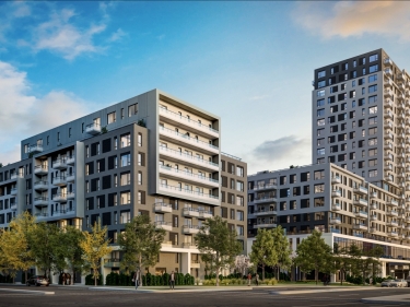Novia - New Rentals in Longueuil currently building with outdoor parking near the metro near a train station with gym: 2 bedrooms