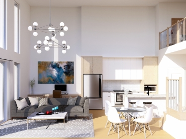 Mdina Condominiums - New condos in Charlemagne move-in ready with gym: Studio/loft