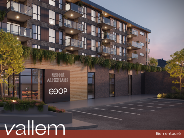 Vallem Condos - New Rentals in Beloeil with model units move-in ready near a train station: 2 bedrooms
