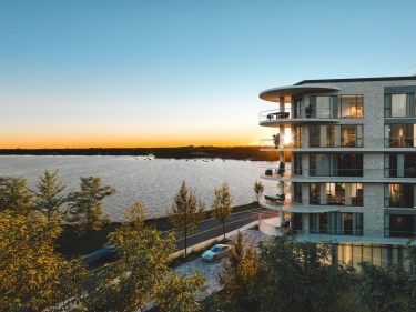 32 Lakeshore - New condos in Sainte-Anne-de-Bellevue registering now with elevator with indoor parking with pool with gym: 3 bedrooms