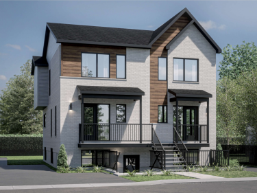Le Montarville - New houses in Longueuil move-in ready with elevator with outdoor parking with indoor parking near the metro with gym: 3 bedrooms