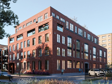 Le Hillside Lane - New condos in Saint-Henri with model units move-in ready currently building with outdoor parking with indoor parking near the metro with gym