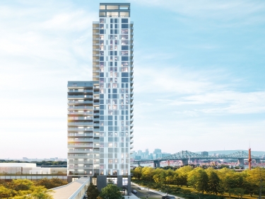 Myral Condominiums - New condos in Saint-Lambert with outdoor parking with indoor parking near the metro near a train station with gym