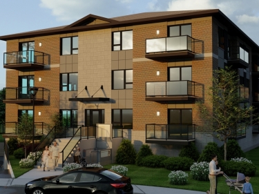 Le Laurier 3 rental condos - New Rentals in Rivire-des-Prairies with model units currently building with outdoor parking near a train station with gym: 2 bedrooms