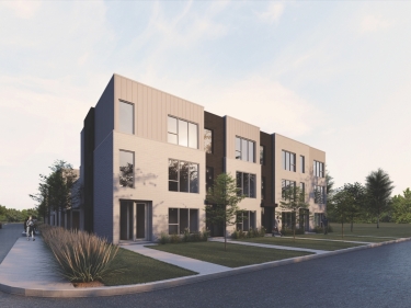 Ve | Maisons de Ville - New houses in Pont-Viau registering now with model units move-in ready with elevator with indoor parking near the metro with gym: $500 001 -$ 600 000
