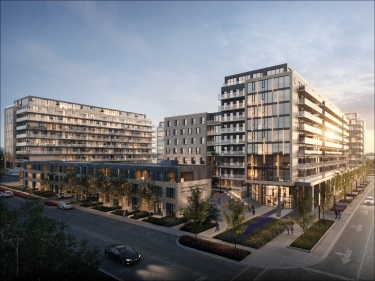 Westpark | Rental Condos - New Rentals in Dorval with model units move-in ready currently building with elevator near a train station with pool: $800 001 - $900 000