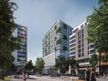 Westbury Green - New Rentals in Cote-des-Neiges registering now with model units near a train station with pool: 1 bedroom, $400 001 - $500 000