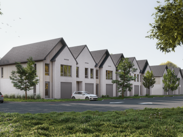 Les Plateaux du Ruisseau - New houses in Saint-Joseph-du-Lac registering now move-in ready with indoor parking near a train station: 2 bedrooms, $300 001 - $400 000