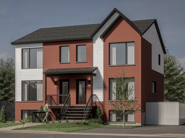 Le jean-Bliveau - New houses in Point Saint-Charles with model units currently building near a train station: $400 001 - $500 000