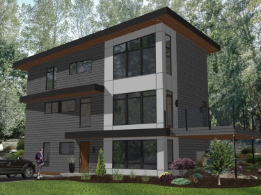 Domaine du Mont-Hibou - New houses in Saint-Gabriel-de-Valcartier registering now move-in ready currently building with outdoor parking near the metro: Studio/loft
