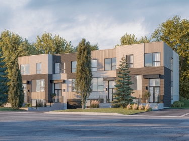 Faubourg Cousineau - Townhouses - New houses in Brossard with elevator with outdoor parking near the metro: 4 bedrooms and more, $500 001 -$ 600 000