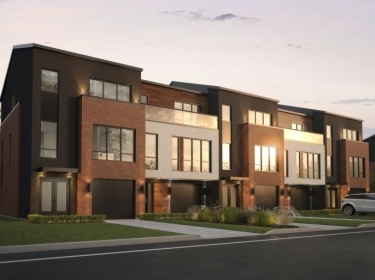 Projet Albatros - townhouses - New houses in Chomedey registering now with outdoor parking near a train station with gym: 2 bedrooms, $400 001 - $500 000