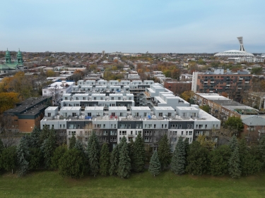 OSHA Condos - New condos in the Centre-Sud with model units move-in ready with outdoor parking with indoor parking near the metro near a train station with pool: 2 bedrooms, < $300 000
